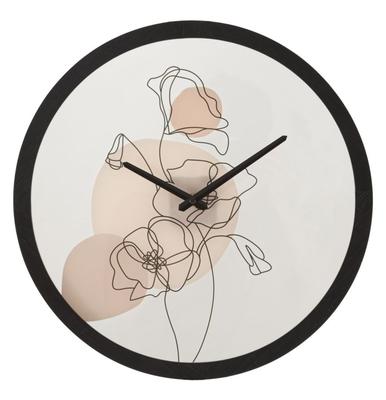 Wall Clock Flower -B- Ø 40X3.5 Cm