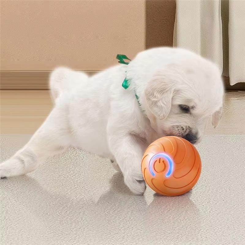 Good-Smart Pettoys Ball Electric Automatic Jumping Rolling Ball Interactive Game Rechargeable Moving Puppy/Kitty