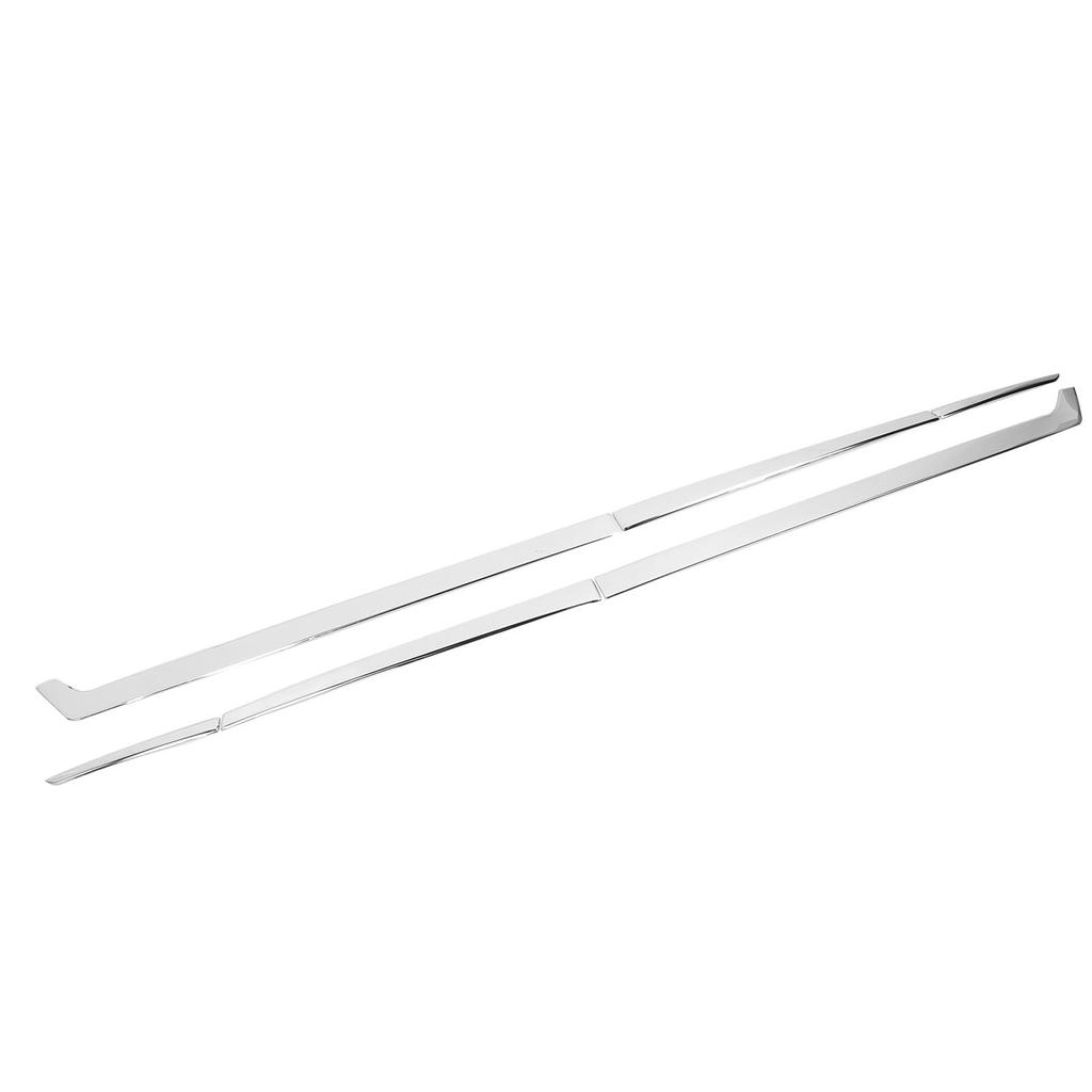 6 Pcs Car Body Door Trim Cover Self Adhesive Stainless Steel Chrome Plated Body Door Decorative Trim