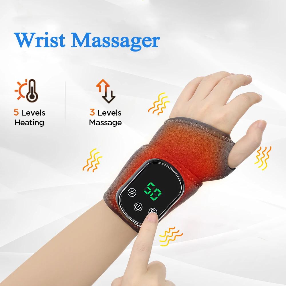 

Foot Heat Massager Hot Compresses Vibration Massager Breathable Material USB Foot and Ankle Joint Hot Compress Protection