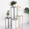 Nordic Minimalist Wrought Iron Balcony & Living Room Plant Stand