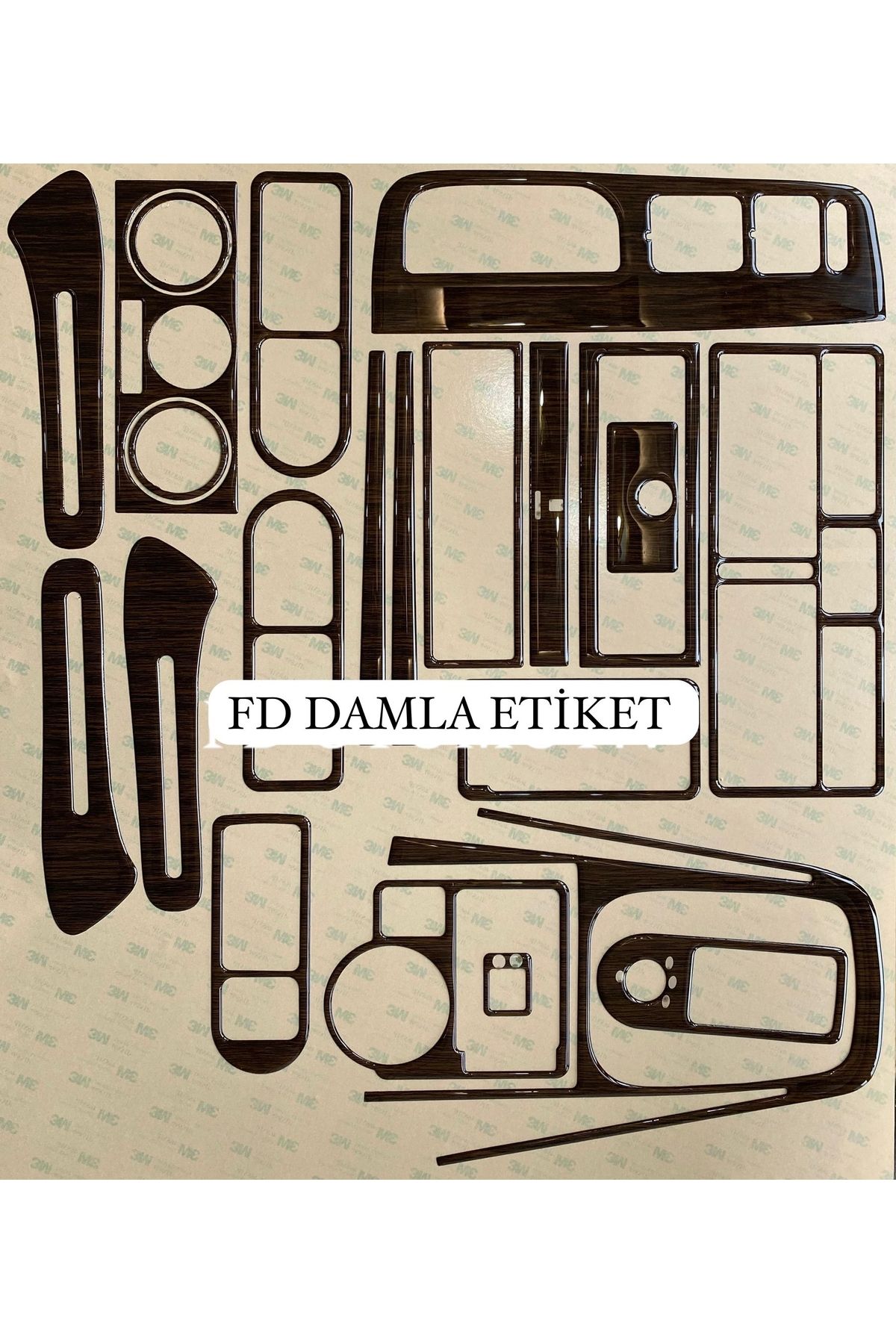 

Volkswagen Golf 4 Torpido, Konsol, Trim, Göğüs Kaplama Set Koyu Meşe Renk Full Set Özel Dizayn