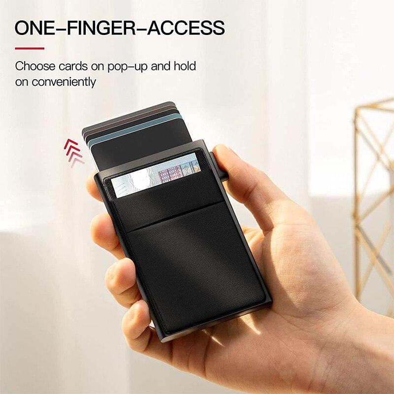 1PC Credit Card Holder Men Thin Slim Mini Minimalist Wallets Luxury Metal Bank ID Cardholer Case Wallet for Men Choice