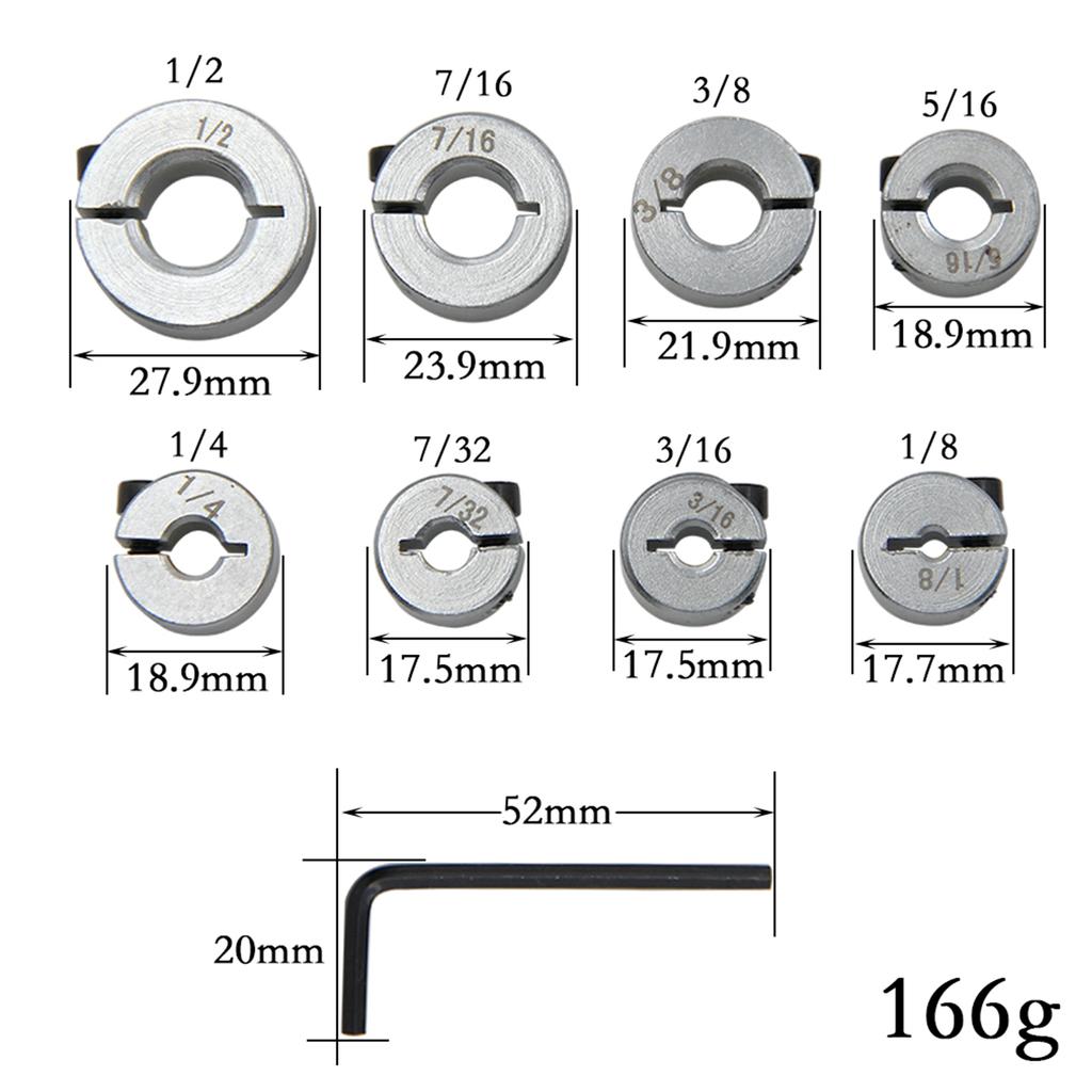 Separation Type Optical Shaft Fixed Ring Locking Ring Limit Ring Bearing Fixed Spindle Retaining Ring Oxidation Fixed 8x