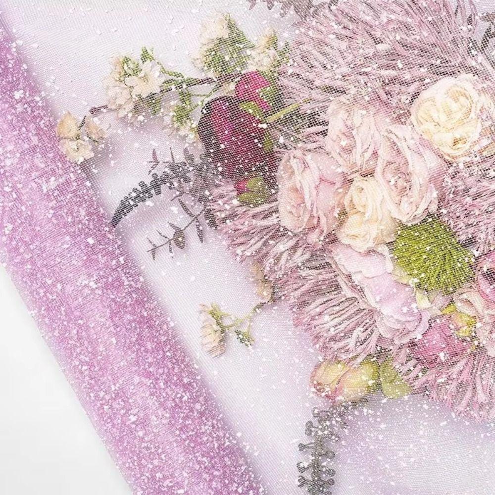 DIY Mesh Wrapping Paper 50cm Wide Florist Wrap Supplies  Wedding Birthday Party Decoration