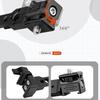 Handheld Gimbal Accessory Mount For Camera Cold Shoe Slots For Microphone, LED Video Light Extension Bracket Aluminum
