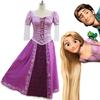 Elegantes Erwachsenen Märchen Prinzessin Rapunzel Cosplay Kostüm für Halloween Partys