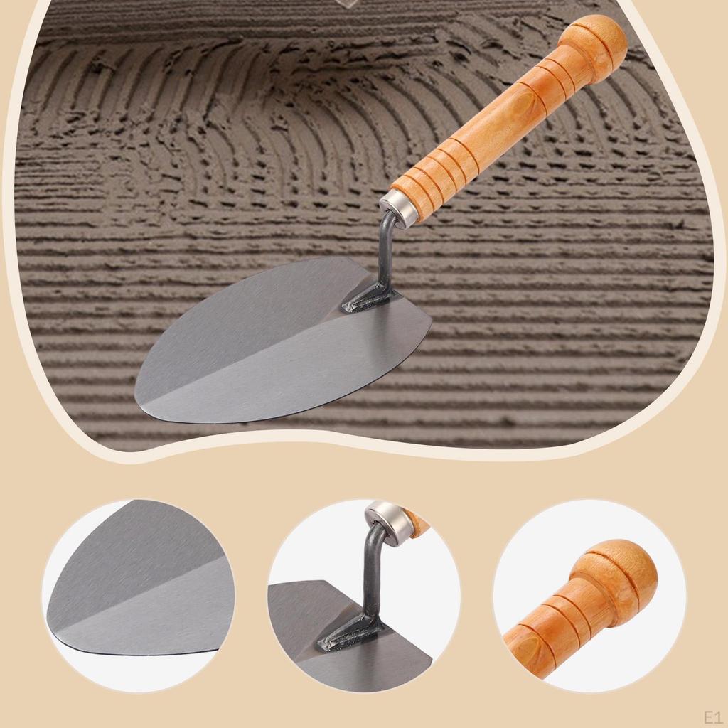 Concrete Trowel Brick Laying Ergonomic Masonry Hand Tool Mortar Finishing for Cement