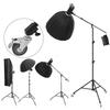 1Set Photography Light Stand with 360 Degree Rotating Caster Wheel for Efficient Movement