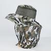 Outdoor Fishing Hat Wide Brim Man Breathable Mesh Fishing Cap Beach Hats Camouflage Sun Uv Protection Shade Hat