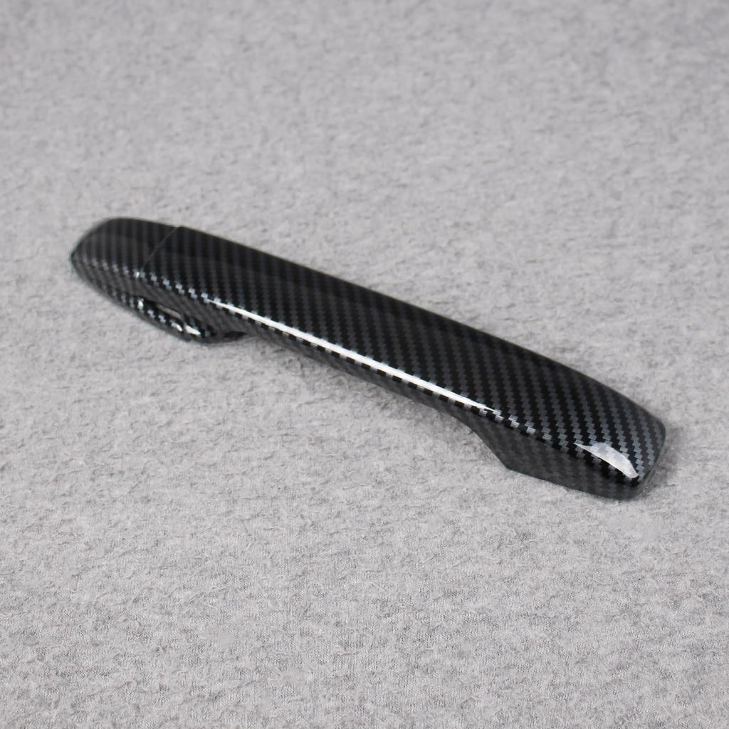 RUIQ Honda New Custom JF5 JF6 Exclusive Exterior Outer Door Handle Cover Knob Full Cover Type HONDA Custom Exclusive Design Fiber Black N-BOX N-BOX