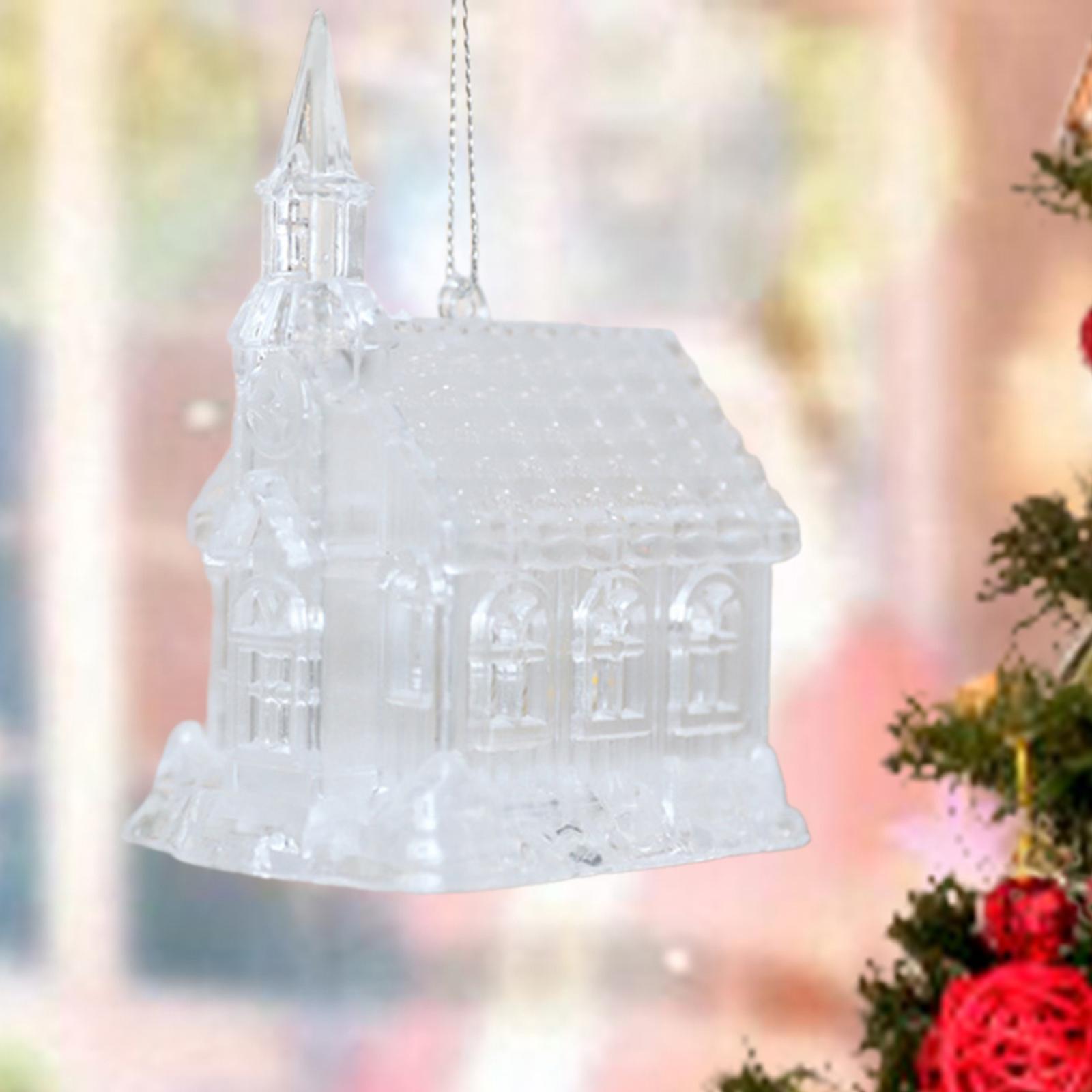 

Luminous Christmas House Crafts Centerpiece Holiday Night Light Birthday Gift Christmas Decoration for Living Room Party Wedding