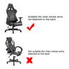 BTSKY Ergonomic Office Computer Gaming Chair Elastic Polyester Cover for Reclining Racing Durable and Black Slipcover, Removable, (No Chair)