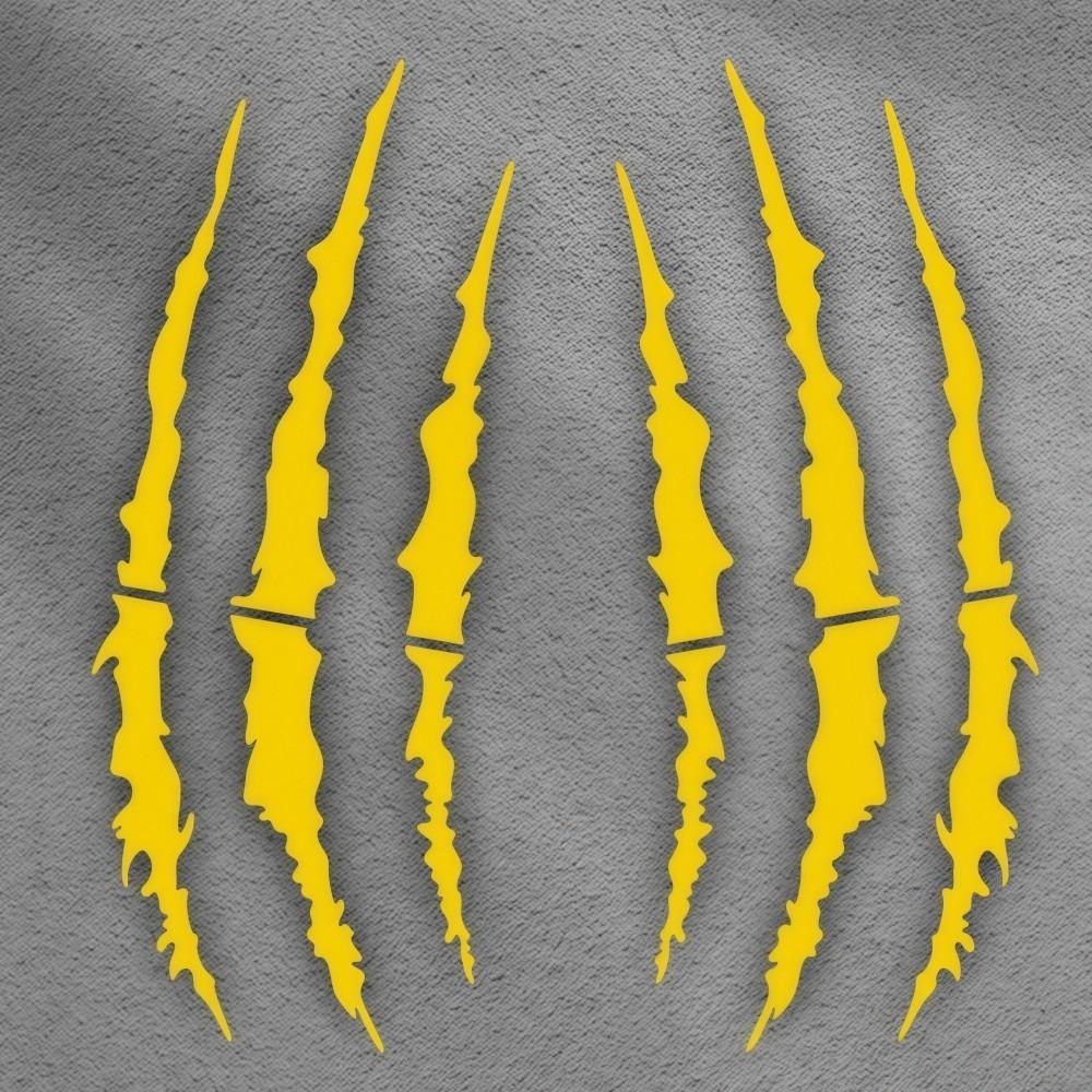 Demon Claw Motorcycle Stickers Covering Scratches Vinyl Helmet Stickers DIY Waterproof Car Vinyl Stickers Vehicle Decoration