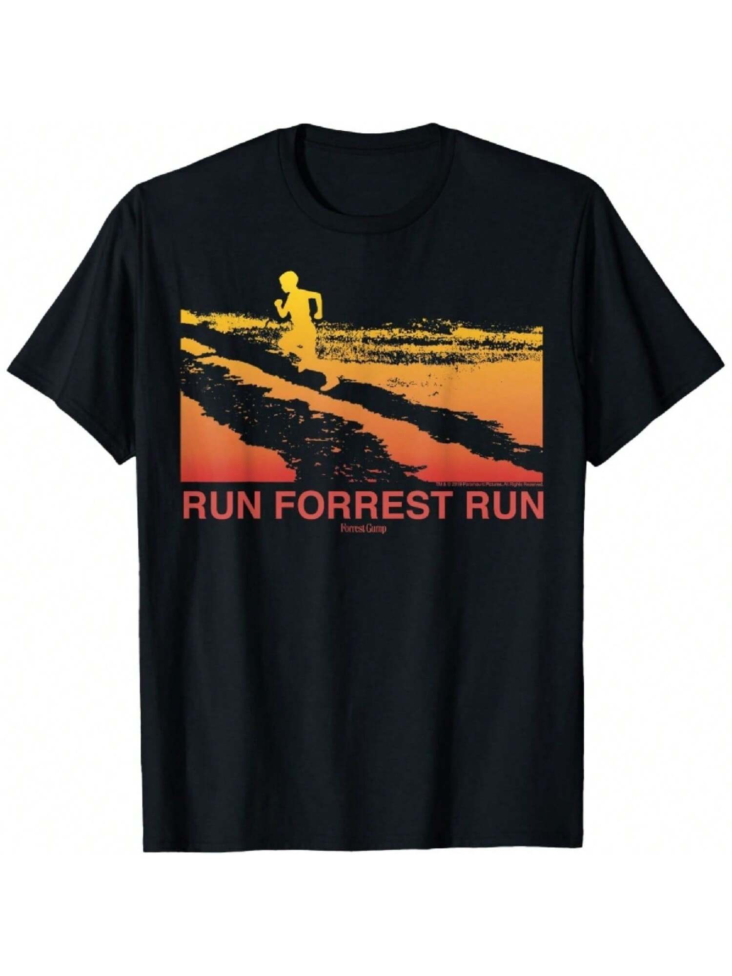 Run Forrest Run Sunset Silhouette T-Shirt S