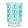 Mosaic Candle Holder Handcrafted Exquisite Windproof Glass Candle Holder Tealight Candle Holder for