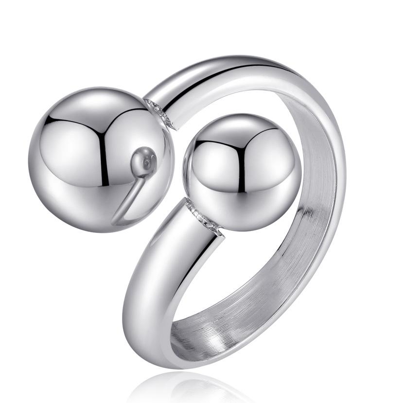 European & American Minimalist Stainless Steel Open Rings - Non-Fading INS Style