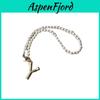Trendy Creative 26 Letter Pendant Pearl Necklace Fashionable Geometric Jewelry For Women