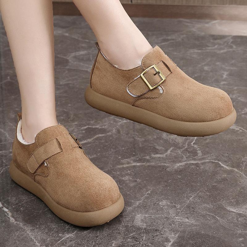 BN all-inclusive fluwelen kleine aardappel Birkenstocks nieuwe winter luie muts katoenen schoenen