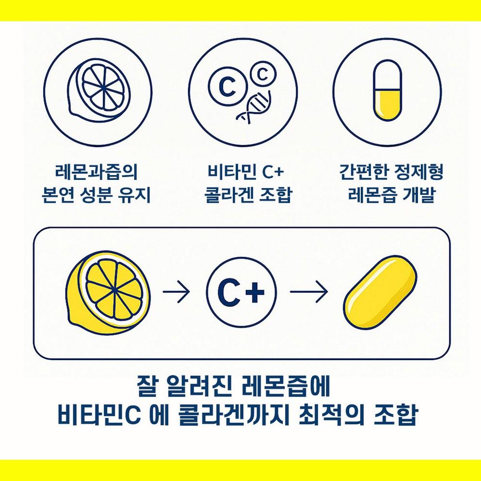 BioT Lemonica Vitamina C Colágeno Comprimidos, 120 Unidades - Sabor Refrescante de Limão