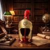 Medieval Roman Centurion Helmet with Stand Engraved Steel Reenactment Armor Historical Unique Historical Gift