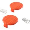 Cap & Spring Trimmer Spool For Black And Decker GL30,GL120C,GL280,GL301,GL340