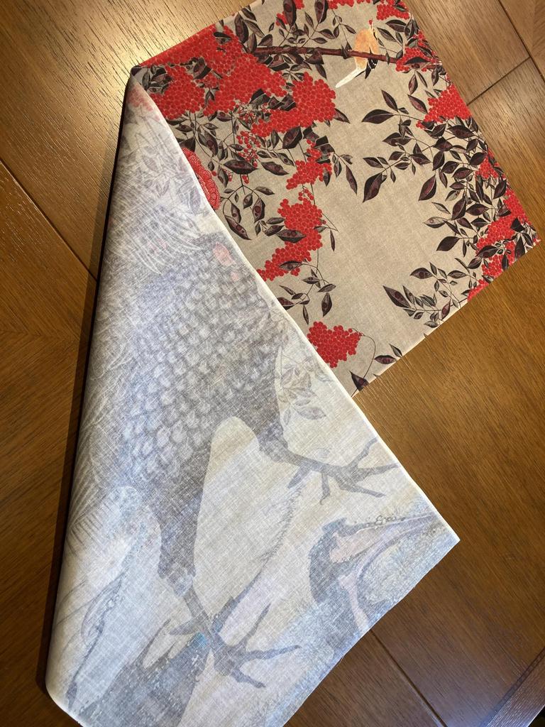 Tenugui (hand Towel) by Ito Jakuchu, Southern Rooster