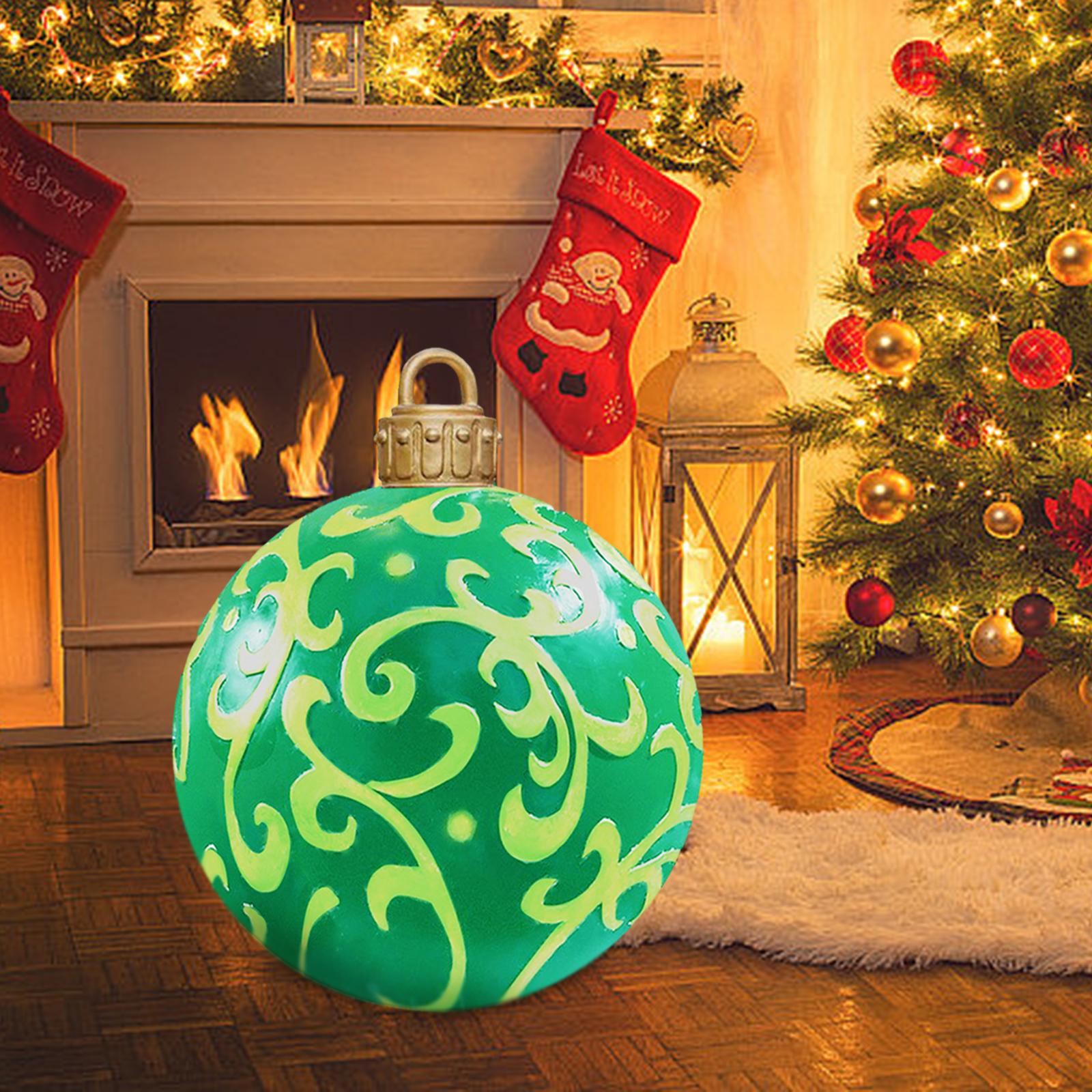 

Large Christmas Inflatable Ball Outside Christmas Decorations Funny Inflatable Balloon for Porch Festival Wedding Party Garden