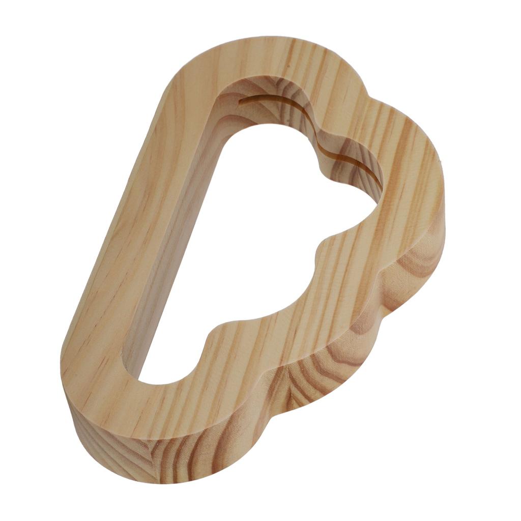 Wood Carving Lamp Wooden Hollow Design USB Powered Embedded 3D LED Night Light Office Home Desk Deco