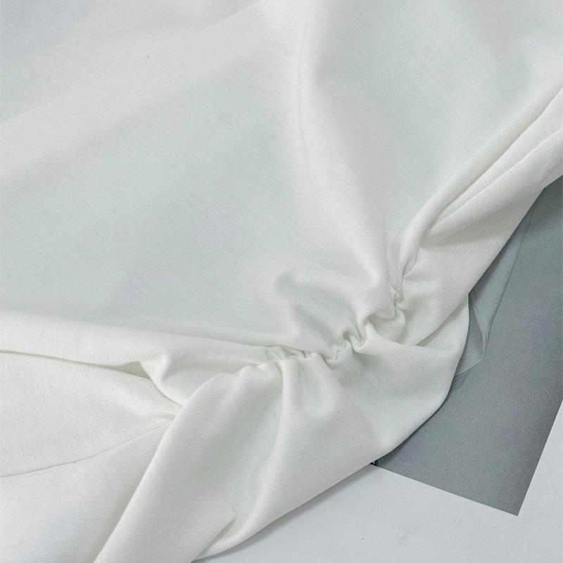 MC25 Slimming Crew Neck Tencel Merino Wool Long Sleeve Top