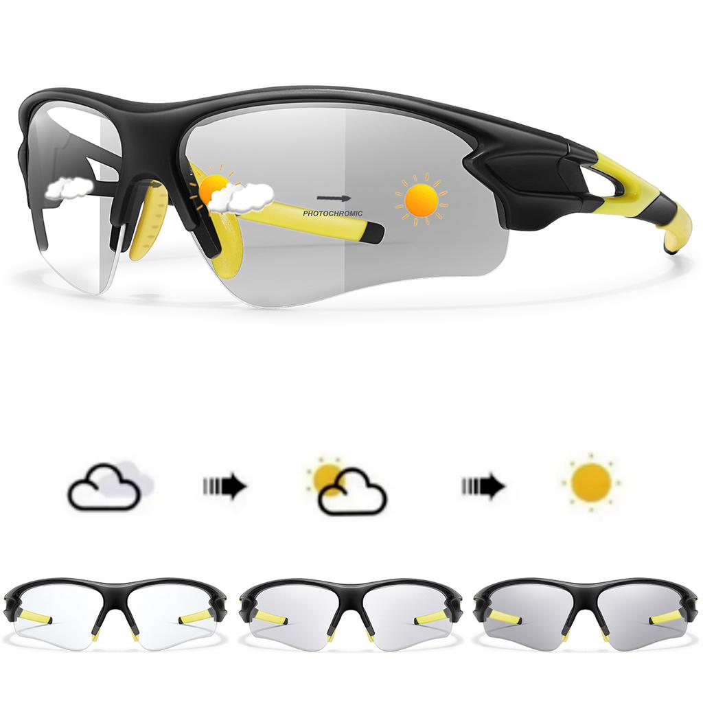 Outdoor Sports Fashion Photochromic Sunglasses Women Men Cycling Running Driving Eyewear Women Fashion Goggles