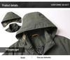 Men's Lightweight Waterproof Hiking Jacket - Spring/Autumn Casual Outerwear