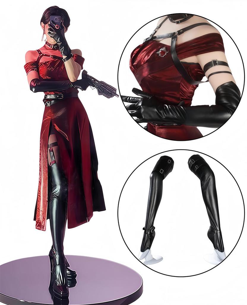 Koi To Shinsou Cosplay Protagonist and Female Protagonist Shinsou Hunter Koi Shinsou Cosplay Combat Uniform Popular Game Costume Blackout [NOKIJP]