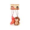 Sausage Lovely Plush Dog Keychain Fun Decorative Key Accessory In Two Colors