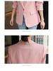 Women's Petite Spring 2024 Slimming Casual Blazer: Street Style Jacket