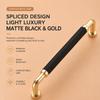 Handmade Wardrobe Door Handles Nordic Cabinet Drawer Knobs Leather Hardware Handle  Multipurpose