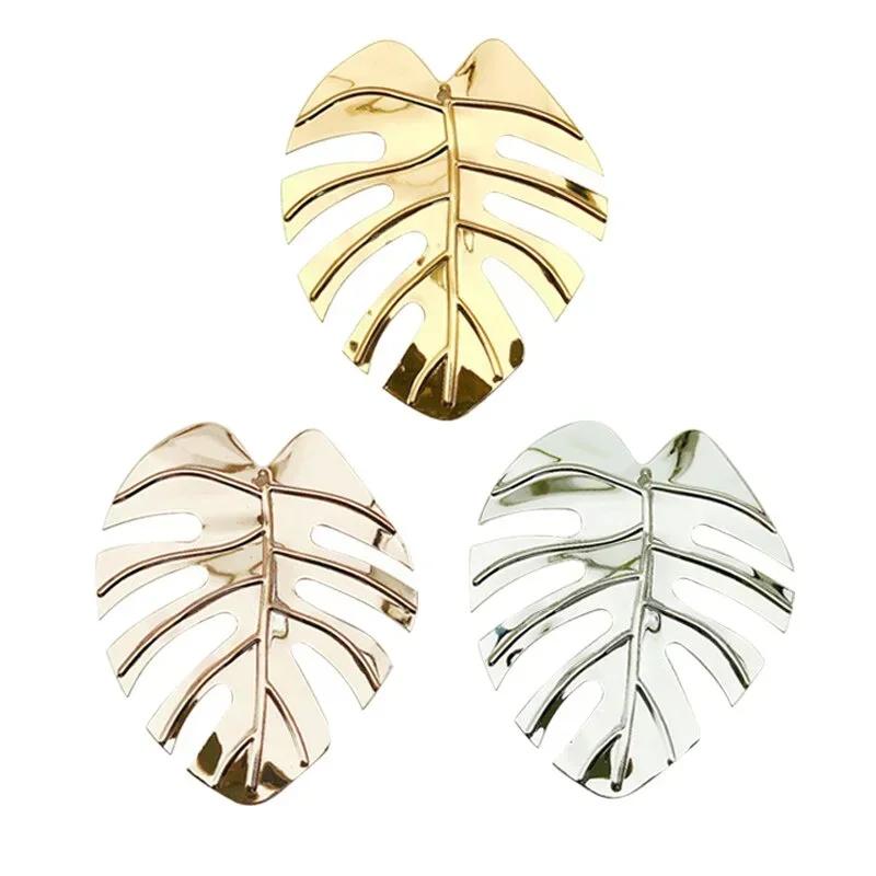 Table Supplies Fashion Solid Color Napkin Rings Set Leaves Napkin Ring Holders Decor Napkin Buckle Wedding Party Table Decor