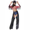 Decor Western Tassel Denim Cosplay Clothing For Halloween Themed Party Dress Up