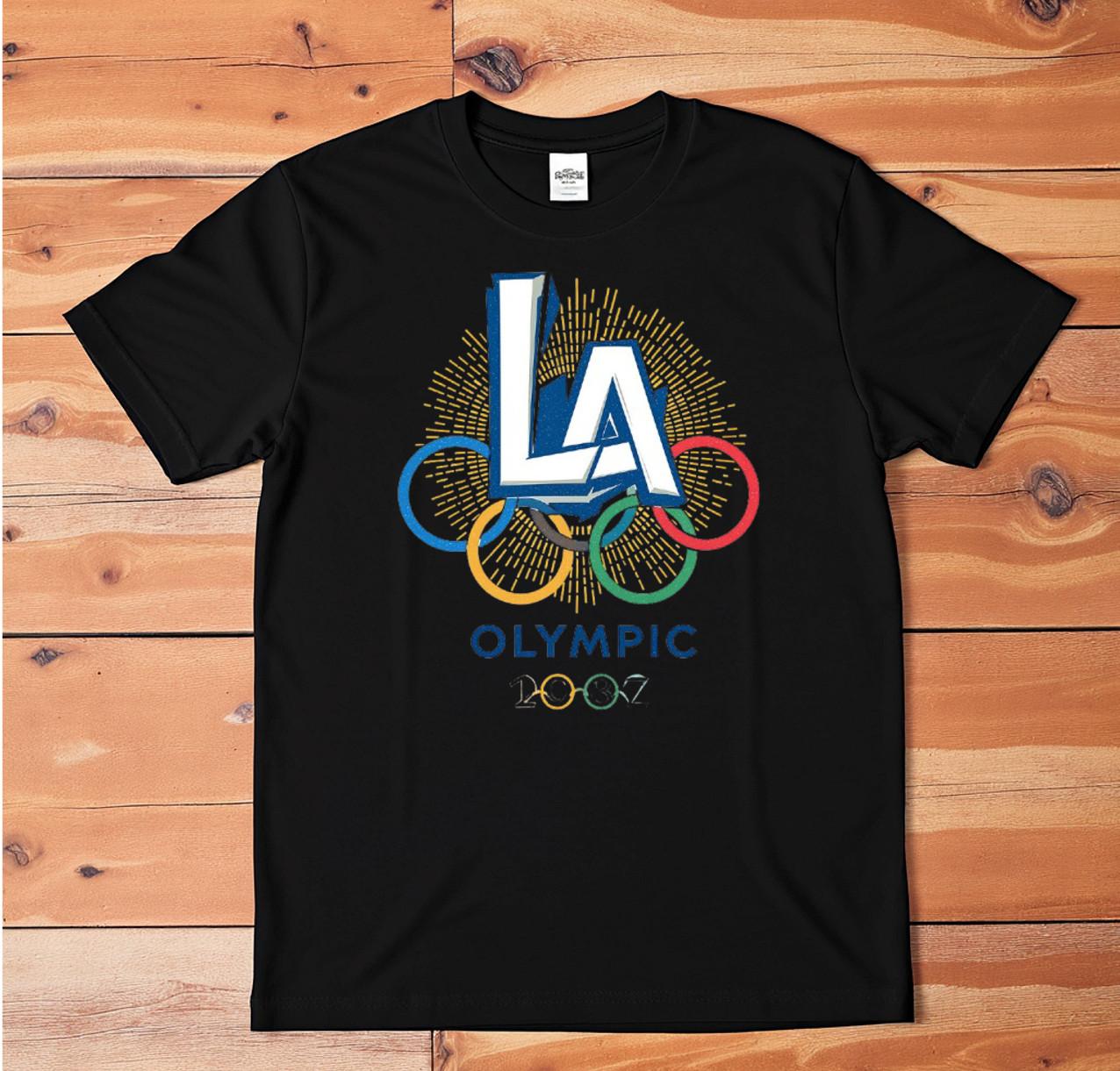 LA Olympics T-Shirt | Stylized Los Angeles Olympic Games Tee | Collectible Souv S