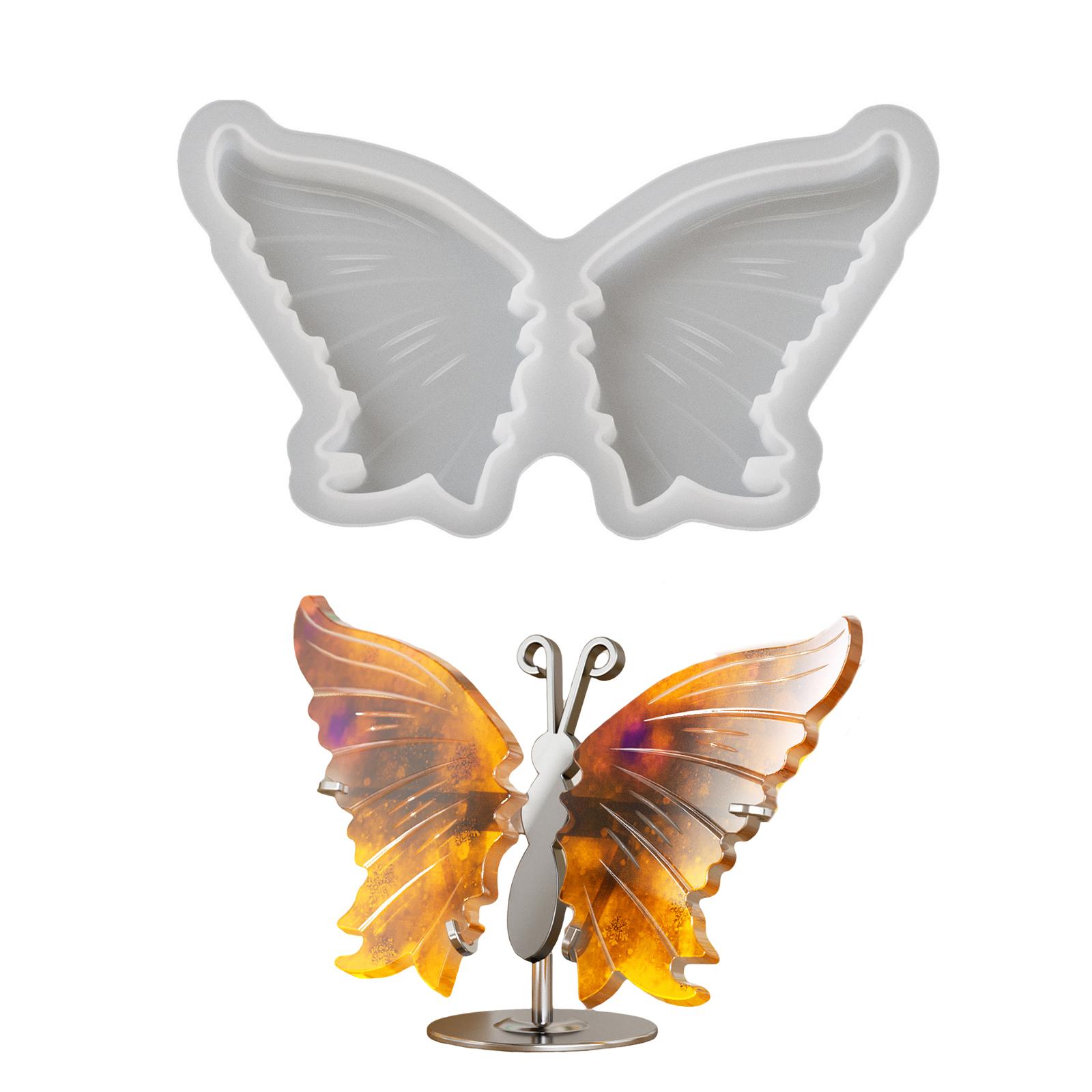 

Силиконовая форма в виде крыла бабочки для начинающих, для самостоятельного изготовления ювелирных изделий и домашнего декора, 3D-литье из эпоксидной смолы T3