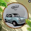 Vintage Mini Cooper Classic Car Metal Tin Sign Wall Art Decor for Home Office Bar Cafe