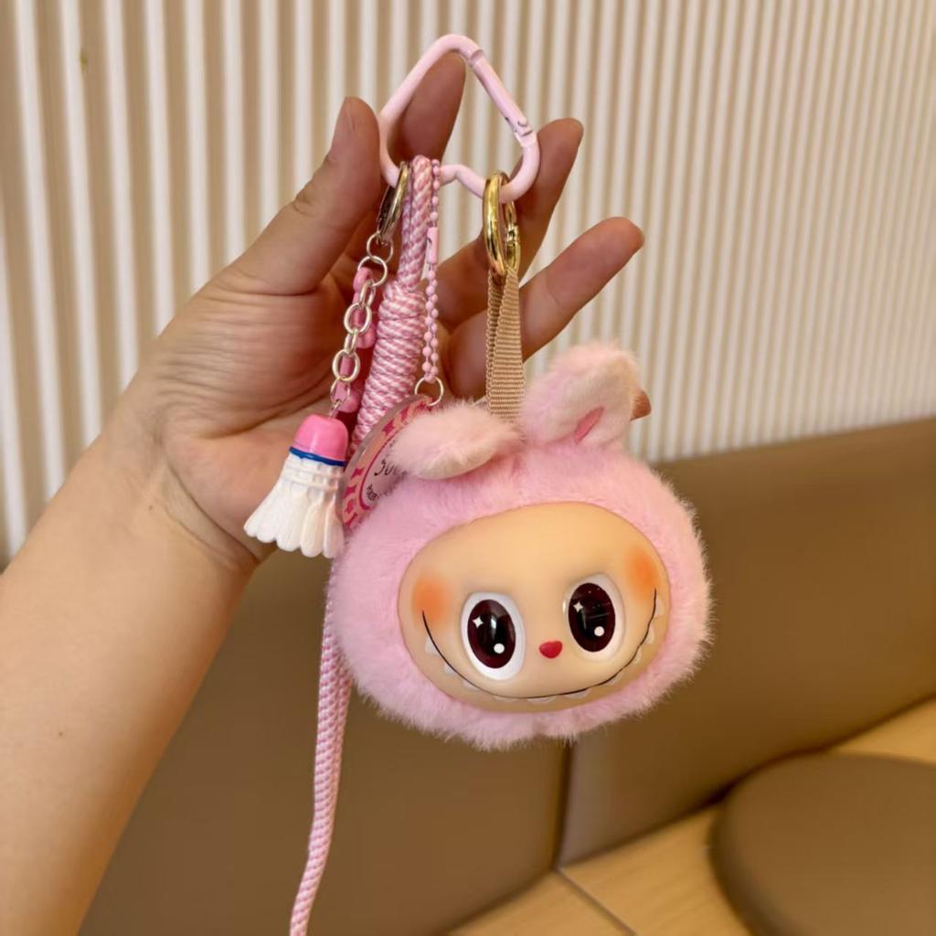 Plush Big Head Schoolbag Pendant Popular Doll Doll Seal Pendant Car Keychain