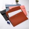 Large Capacity A4 Leather Document Bag with Customizable Logo for Business Use