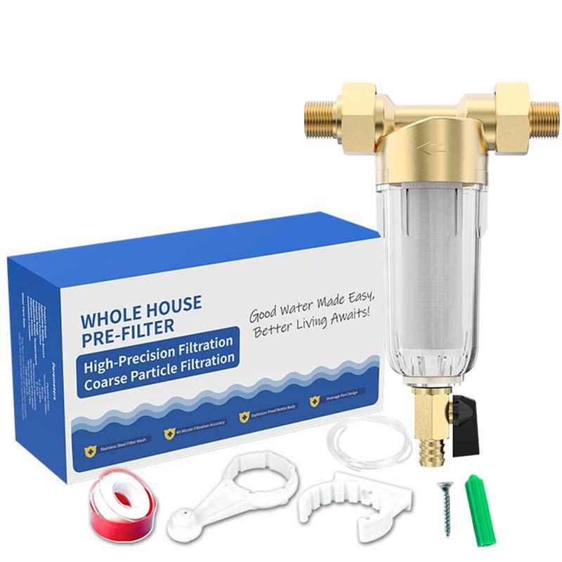Universal Pre-filter Water Purifier with Central Backwash for Household Use
