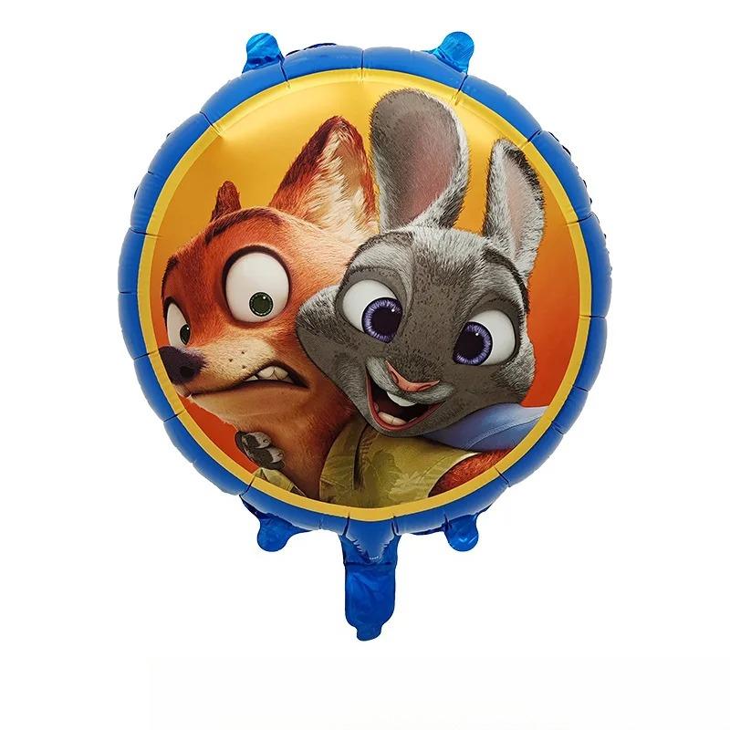 Disney Zootopia Balloons Birthday Party Themed Decoration Movie Balloons Zootopia Judy Party Balloons Baby Shower Kids Party Props
