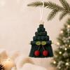 Cotton Xmas Tree Hanging Pendant Hand Woven Christmas Door Hanging  Home Christmas Decor