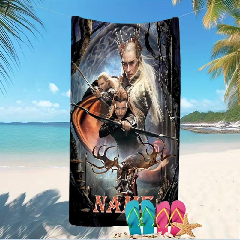Customizable Personalized Beach Towels The Fellowship of the Ring Themed designs.Suitable for the Beach, Yoga, Sports;ideal As Beach Accessories