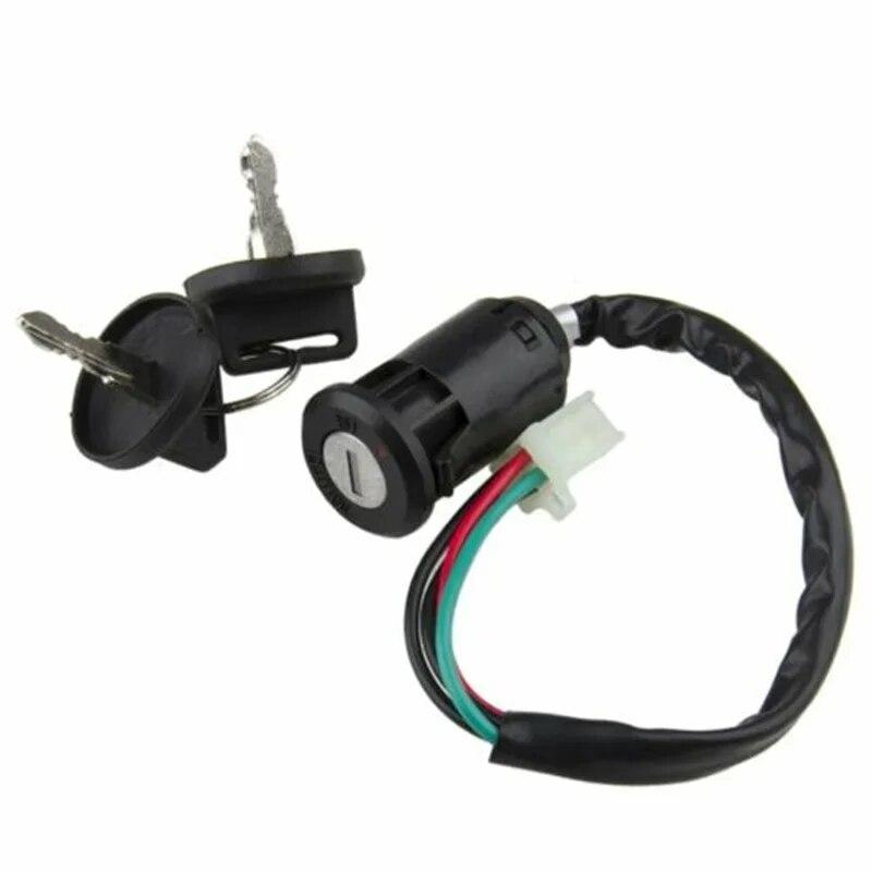 Motorcycle Ignition Kill Switch Key ATV Scooter for Honda Yamaha 50cc 250cc Electric Door Lock Key Ignition Switches Accessories