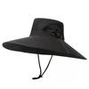 Spring and Summer New Men's Cm Sun Hat Bucket Hat Outdoor Sun Protection Hat Breathable Big Eaves Hat Climbing Hat Fishing