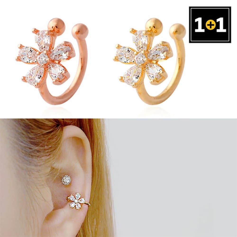 [Merry-Grin] (1+1) Cosmos Ear Cuff Bracelet One Side